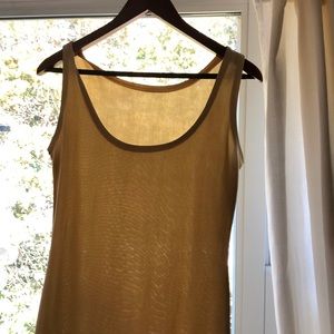 Nude maxi dress / slip